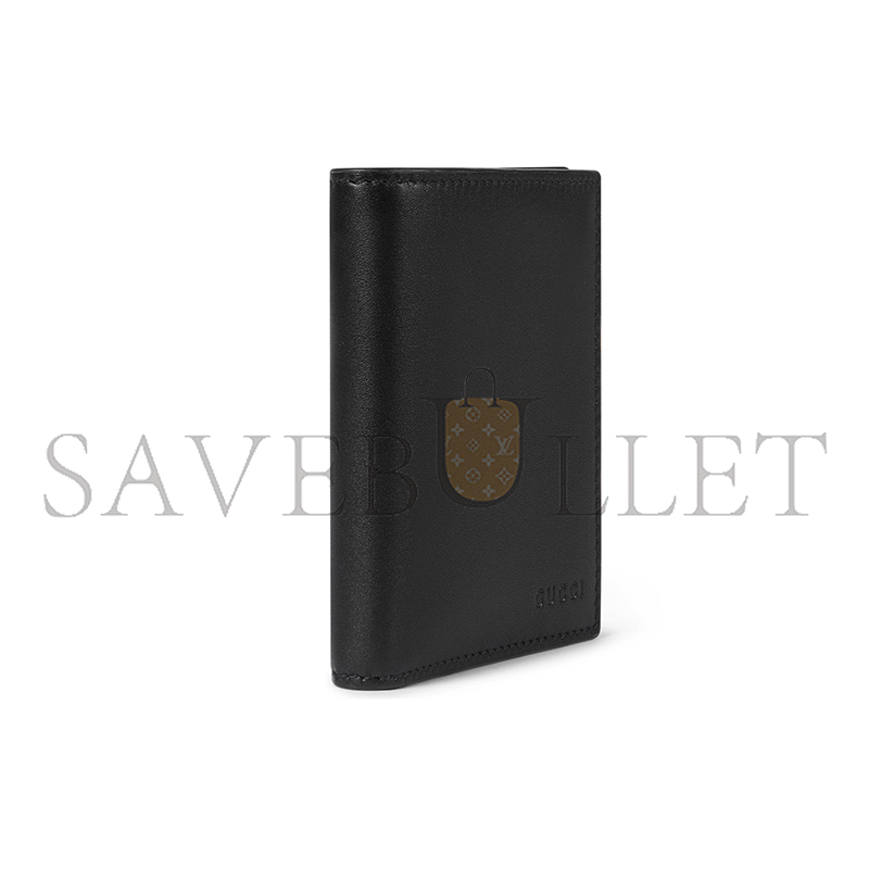 Gvc*1 gg emblem bi-fold embossed wallet 818949 (20*10cm)